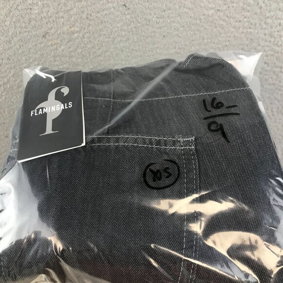 Flamingals Womens Curvy Fit Dark Wash Denim Jeans - Picture 11 of 11